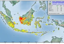Sebanyak 198 Titik Panas Terdeteksi di Riau