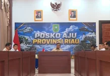 Kunjungan kerja ke Pekanbaru, Presiden Ancam Cabut Izin Perusahaan Pembakar