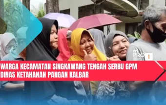 Warga Kecamatan Singkawang Tengah Serbu GPM Dinas Ketahanan Pangan Kalbar