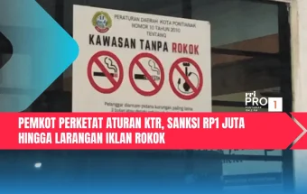 Pemkot Perketat Aturan KTR, Sanksi Rp1 Juta hingga Larangan Iklan Rokok