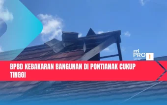 BPBD: Kebakaran Bangunan di Pontianak Cukup Tinggi