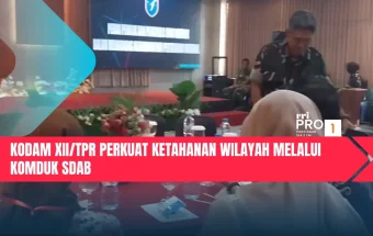 Kodam XII TPR Perkuat Ketahanan Wilayah Melalui Komduk SDAB