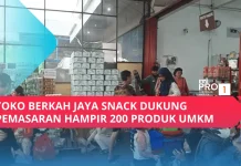 Toko Berkah Jaya Snack Dukung Pemasaran Hampir 200 Produk Umkm