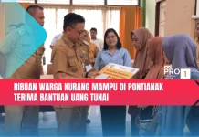Ribuan Warga Kurang Mampu di Pontianak Terima Bantuan Uang Tunai