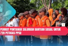 Pemkot Pontianak Salurkan Bantuan Sosial untuk 720 Petugas PPSU