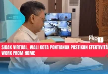Sidak Virtual, Wali Kota Pontianak Pastikan Efektivitas Work From Home