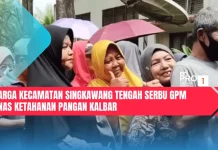 Warga Kecamatan Singkawang Tengah Serbu GPM Dinas Ketahanan Pangan Kalbar
