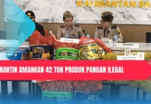 Barantin Amankan 42 Ton Produk Pangan Ilegal