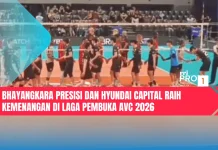 Bhayangkara Presisi dan Hyundai Capital Raih Kemenangan di Laga Pembuka AVC 2026