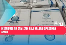 Distribusi Air Zam-Zam Haji Kalbar Dipastikan Aman