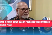 MPR RI Sebut Siswa SMAN 1 Pontianak Telah Terapkan Nilai 4 Pilar