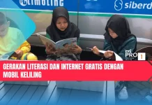 Gerakan Literasi dan Internet Gratis dengan Mobil Keliling