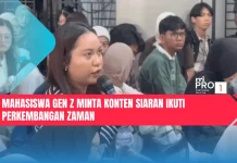 Mahasiswa Gen Z Minta Konten Siaran Ikuti Perkembangan Zaman