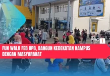 Fun Walk FEB UPB, Bangun Kedekatan Kampus dengan Masyarakat