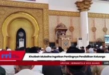 Khutbah Iduladha Ingatkan Pentingnya Pendidikan Keluarga