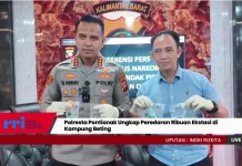 Polresta Pontianak Ungkap Peredaran Ribuan Ekstasi di Kampung Beting