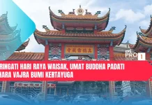 Peringati Hari Raya Waisak, Umat Buddha Padati Vihara Vajra Bumi Kertayuga
