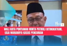 Wali Kota Pontianak Minta Patroli ditingkatkan, usai Maraknya Kasus Pencurian