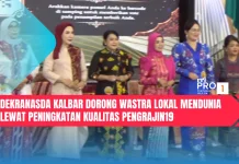 Dekranasda Dorong Wastra Lokal Mendunia lewat Peningkatan Kualitas Pengrajin