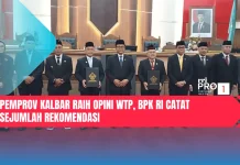 Pemprov Kalbar Raih Opini WTP, BPK RI Catat Sejumlah Rekomendasi