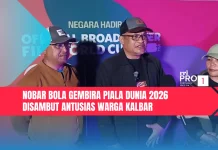 Nobar Bola Gembira Piala Dunia 2026 Disambut Antusias Warga Kalbar