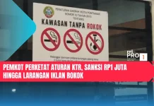 Pemkot Perketat Aturan KTR, Sanksi Rp1 Juta hingga Larangan Iklan Rokok