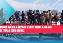 Ribuan Warga Antusias Ikuti Festival Bakcang di Taman Alun Kapuas