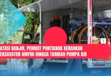 Atasi Banjir, Pemkot Pontianak Kerahkan Eskavator Amfibi hingga Tambah Pompa Air
