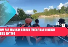 Tim SAR Temukan Korban Tenggelam di Danau Biru Sintang