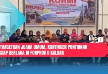 Targetkan Juara Umum, Kontingen Pontianak Siap Berlaga di Forprov II Kalbar
