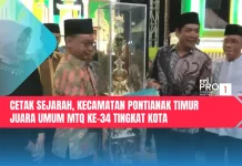 Cetak Sejarah, Kecamatan Pontianak Timur Juara Umum MTQ Ke-34 Tingkat Kota