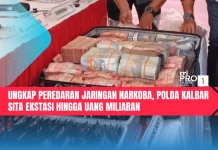 Ungkap Peredaran Jaringan Narkoba, Polda Kalbar Sita Ekstasi hingga Uang Miliaran