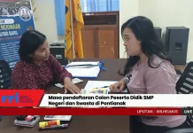 Masa pendaftaran Calon Peserta Didik SMP Negeri dan Swasta di Pontianak