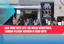 Gaia Bumi Raya City XXI Mulai Beroperasi, Tambah Pilihan Hiburan di Kubu Raya