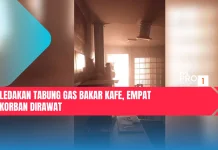 Ledakan Tabung Gas Bakar Kafe, Empat Korban Dirawat