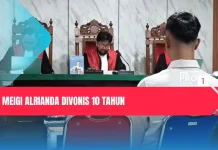 Meigi Alrianda Divonis 10 Tahun