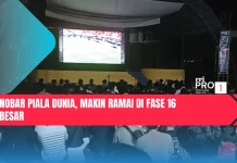 Nobar Piala Dunia, Makin Ramai di Fase 16 Besar