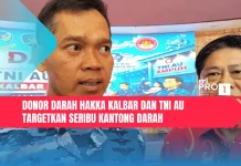 Donor Darah Hakka Kalbar dan TNI AU Targetkan Seribu Kantong Darah