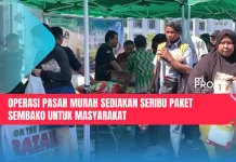 Operasi Pasar Murah Sediakan Seribu Paket Sembako untuk Masyarakat