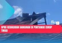 BPBD: Kebakaran Bangunan di Pontianak Cukup Tinggi
