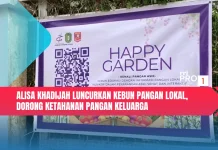 Alisa Khadijah Luncurkan Kebun Pangan Lokal, Dorong Ketahanan Pangan Keluarga