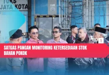 Satgas Pangan Monitoring Ketersediaan Stok Bahan Pokok