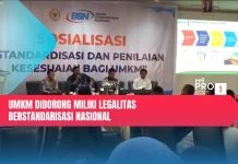 UMKM Didorong Miliki Legalitas Berstandarisasi Nasional