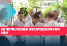 HUT Pertama PRI Kalbar Diisi Konsolidasi dan Donor Darah