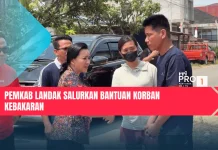 Pemkab Landak Salurkan Bantuan Korban Kebakaran