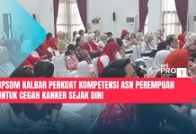 BPSDM Kalbar Perkuat Kompetensi ASN Perempuan untuk Cegah Kanker sejak Dini