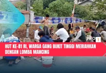 HUT Ke-81 RI, Warga Gang Bukit Tinggi Meriahkan Dengan Lomba Mancing