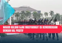 Wagub Kalbar Ajak Masyarakat Sisi Kemerdekaan dengan Hal yang Positif