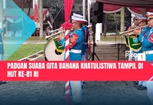 Paduan Suara Gita Bahana Khatulistiwa Tampil di HUT Ke-81 RI