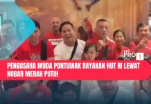 Pengusaha Muda Pontianak Rayakan HUT RI lewat Nobar Merah Putih